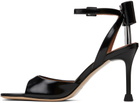 Shushu/Tong Black Bow Heeled Sandals