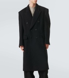 Balenciaga Double-breasted cashmere and wool overcoat