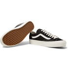 Vans - OG Old Skool LX Leather-Trimmed Canvas and Suede Sneakers - Black