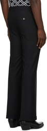 Ernest W. Baker Black Flared Trousers