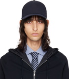 ZEGNA Black Twill Baseball Cap