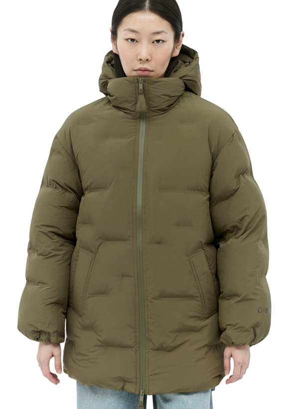Photo: GANNI Soft Puffer Midi Jacket