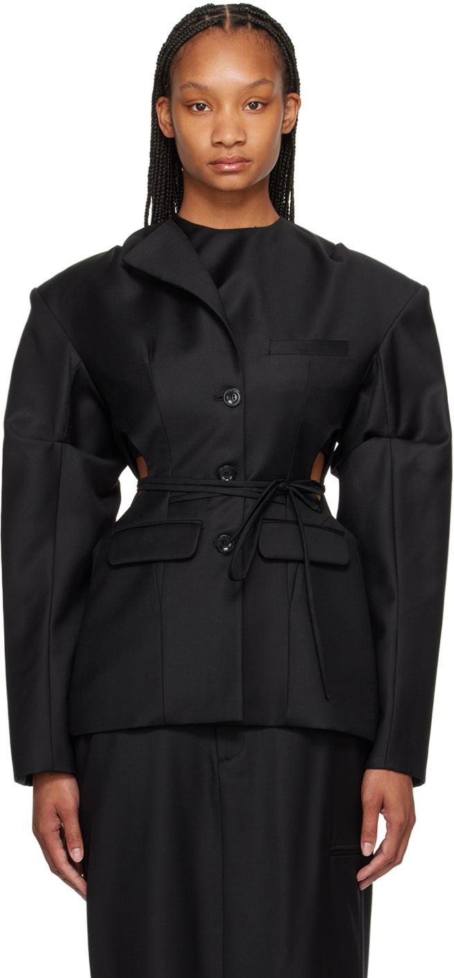 SRVC Black Staff Blazer