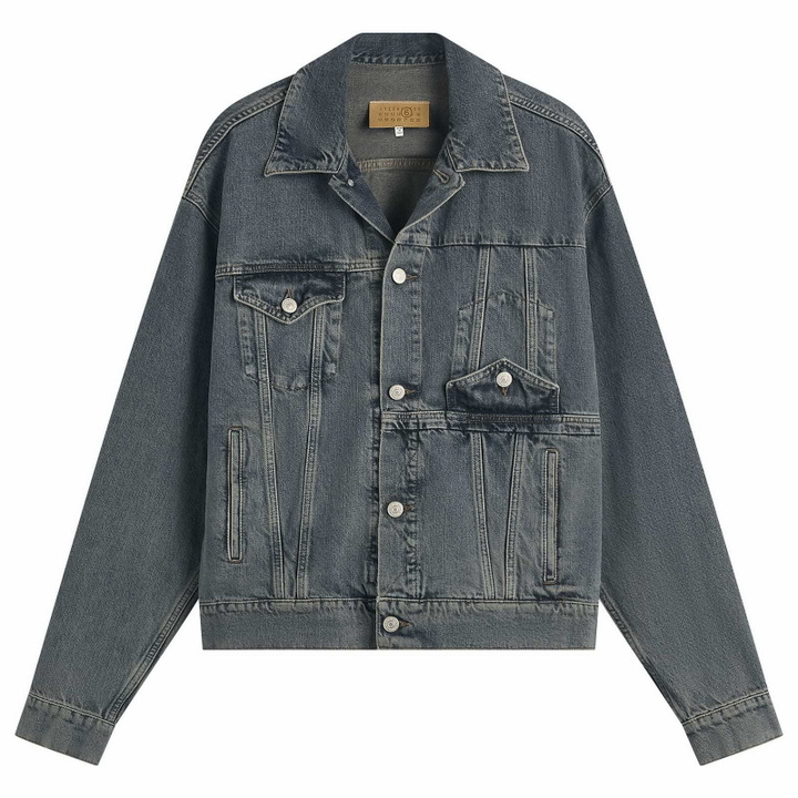 Photo: MM6 Maison Margiela Men's Denim Jacket in Light Grey