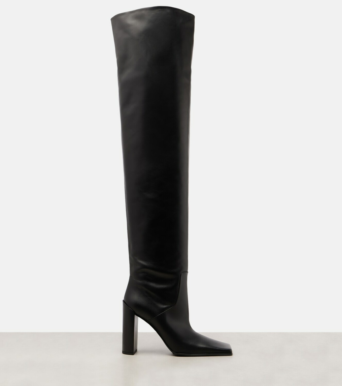 Alaïa 90 leather over-the-knee boots