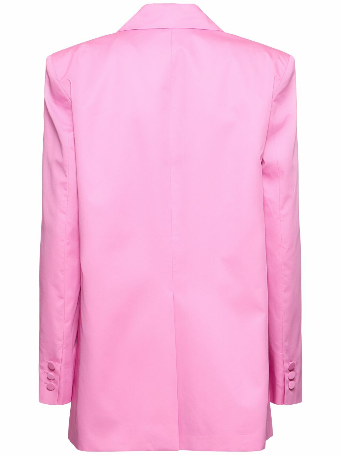 THE ANDAMANE Guia Cotton Satin Oversize Blazer The Andamane