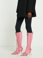 BALENCIAGA - 90mm Cagole Leather Tall Boots