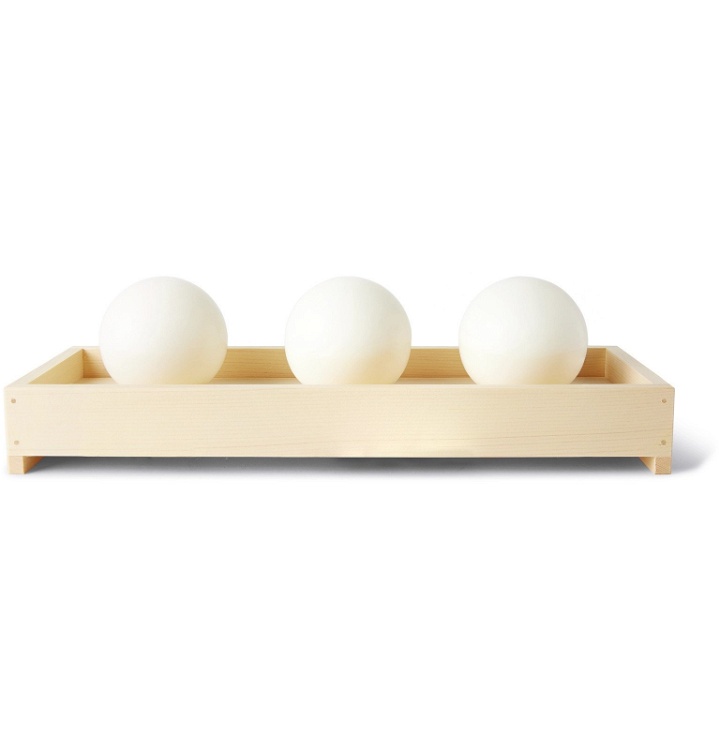 Photo: Japan Best - Hinoki Wood Tray and Soap Set - Colorless
