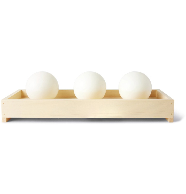 Photo: Japan Best - Hinoki Wood Tray and Soap Set - Colorless