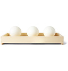 Japan Best - Hinoki Wood Tray and Soap Set - Colorless