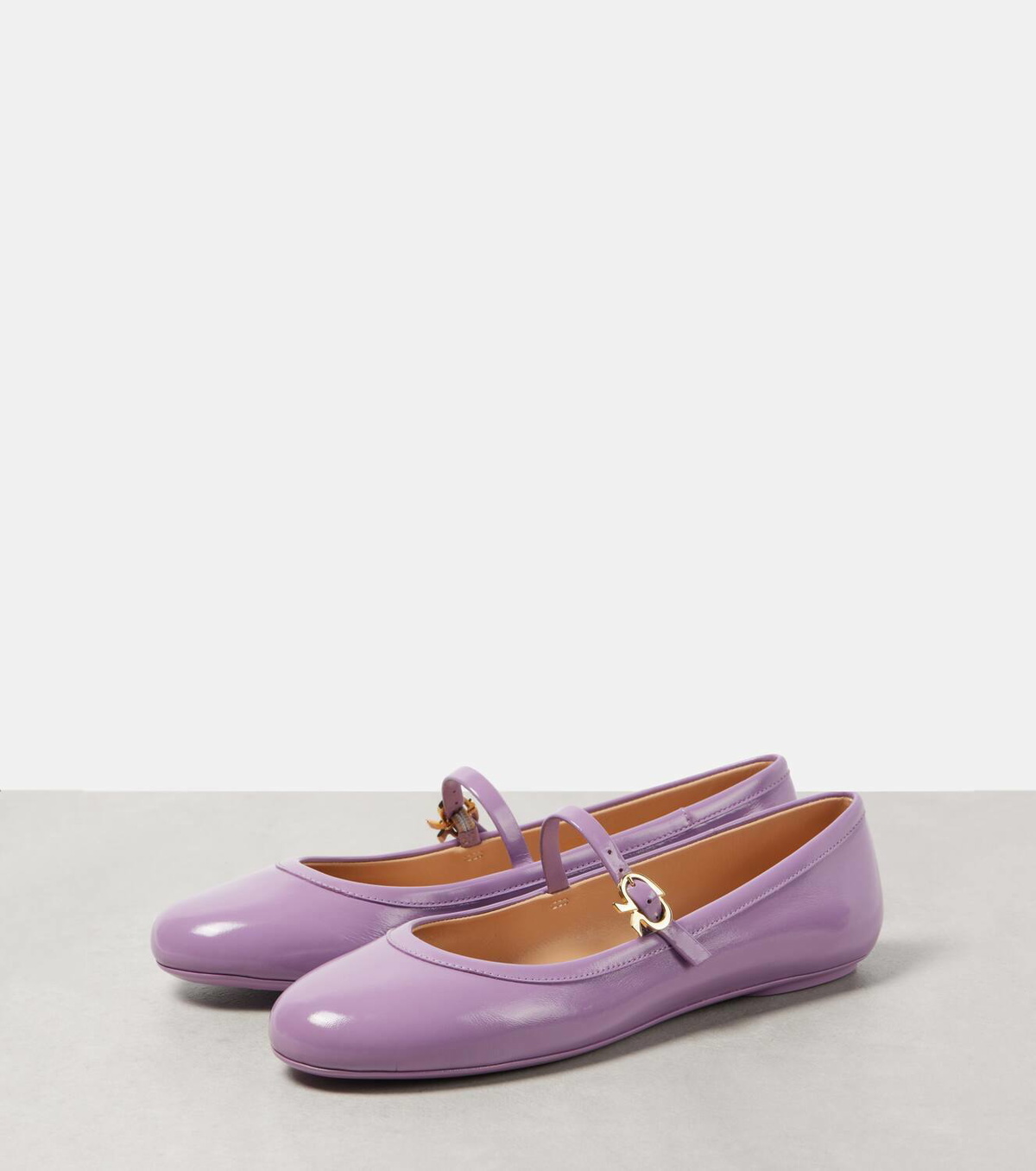 Gianvito Rossi Carla patent leather Mary Jane flats Gianvito Rossi