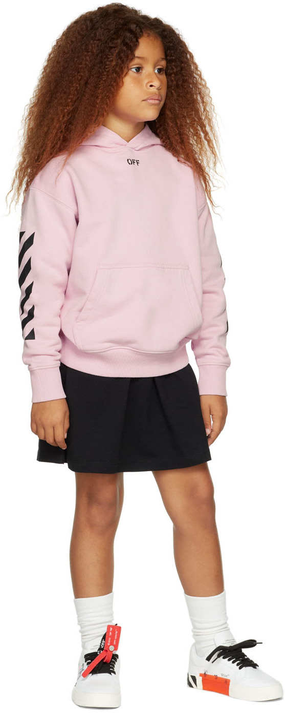 OFF-WHITE KIDS hoodie Pink for girls