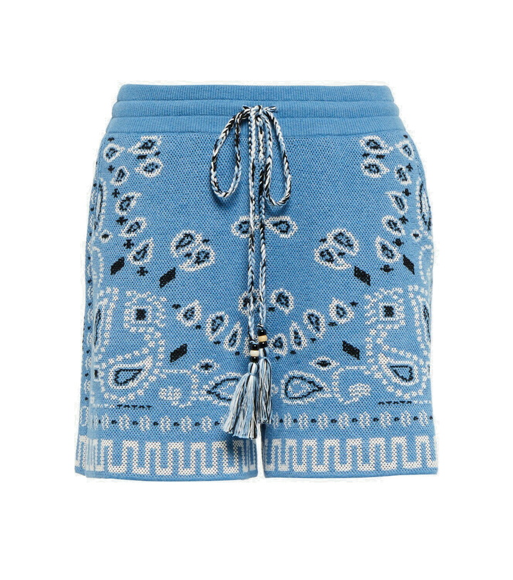 Photo: Alanui - Bandana cotton-blend shorts