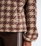 The Upside Palacio Harlow houndstooth fleece sweater
