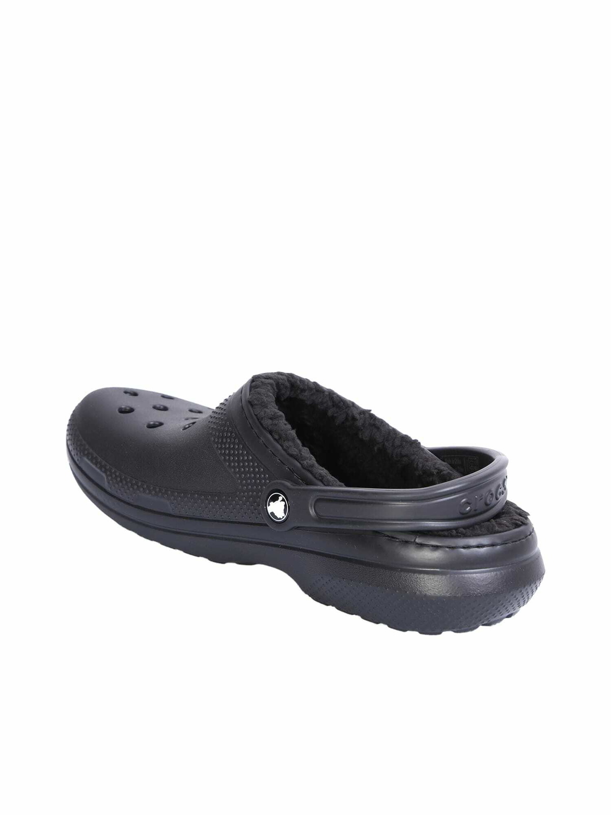 Crocs Classic Lined Clog Sandals In Black