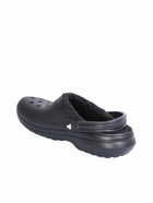 Crocs Classic Lined Clog Sandals In Black
