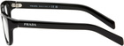 Prada Eyewear Black Round Glasses