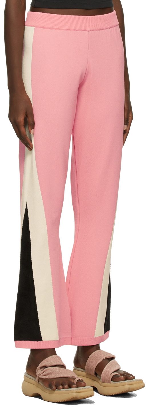 Marco Rambaldi Pink Contrast Track Lounge Pants