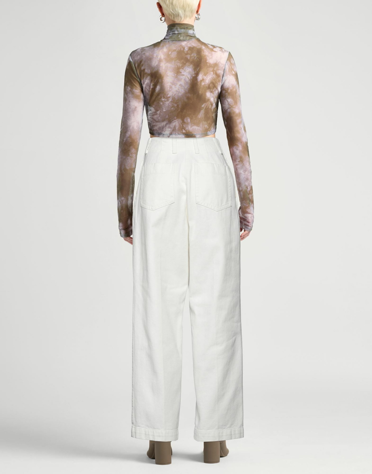 Le 17 Septembre Womens Jeans Cream