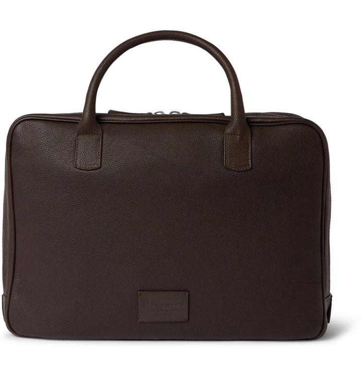 Photo: Anderson's - Full-Grain Leather Briefcase - Brown