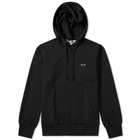 Comme des Garcons Play Women's Black Heart Full Zip Backprint Hoody