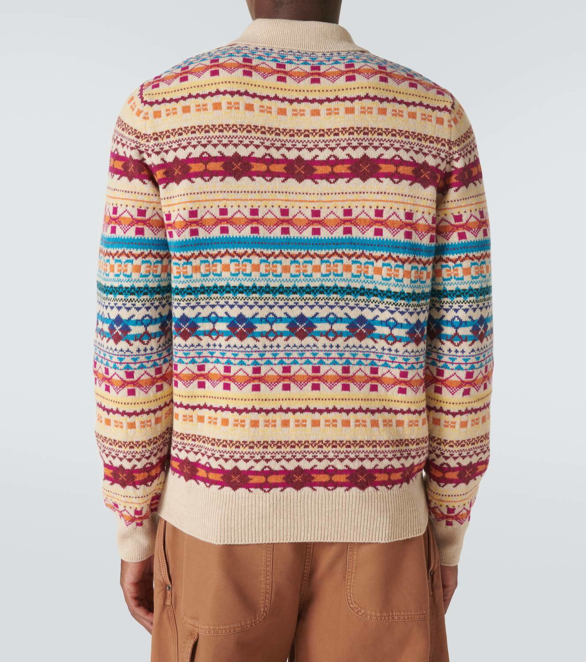 Loewe Wool jacquard polo sweater Loewe