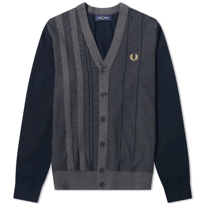 Photo: Fred Perry Authentic Stripe Cardigan