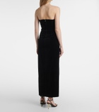 Roland Mouret Velvet corset top