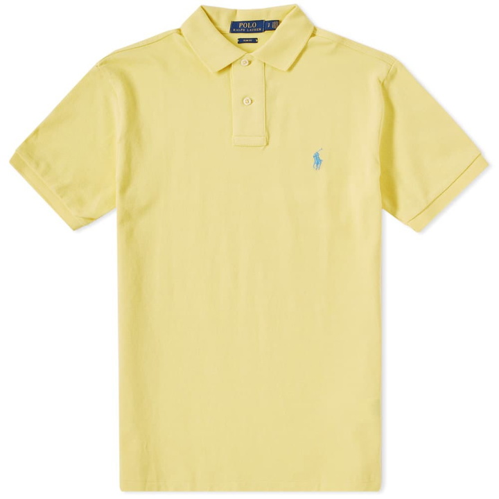 Photo: Polo Ralph Lauren Slim Fit Polo Yellow