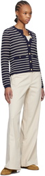 rag & bone Navy Viola Stripe Cardigan