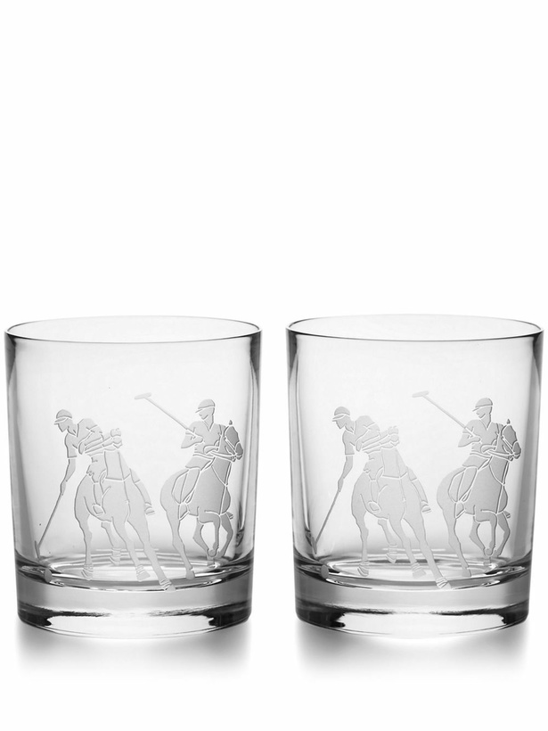 Photo: Ralph Lauren Home Clear Garrett Double-Old-Fashioned Glass Set