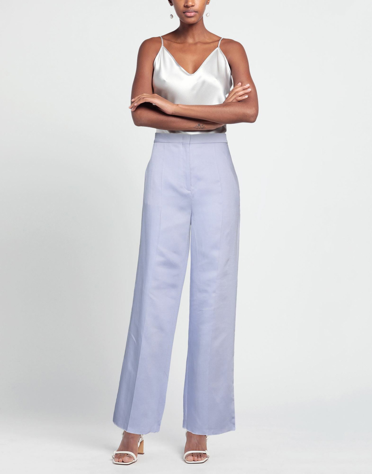 Rochas Womens Pants Lilac
