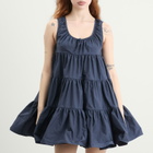 Cecilie Bahnsen Women's Aino Dress in Ripstop in Navy