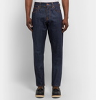 Nudie Jeans - Steady Eddie II Tapered Organic Stretch-Denim Jeans - Dark denim