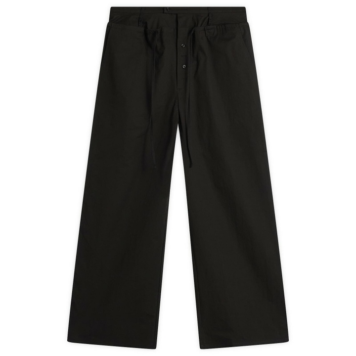 Photo: Deiji Studios Women's Two Band Trousers in Black