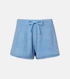 Hunza G Logo cotton terry shorts