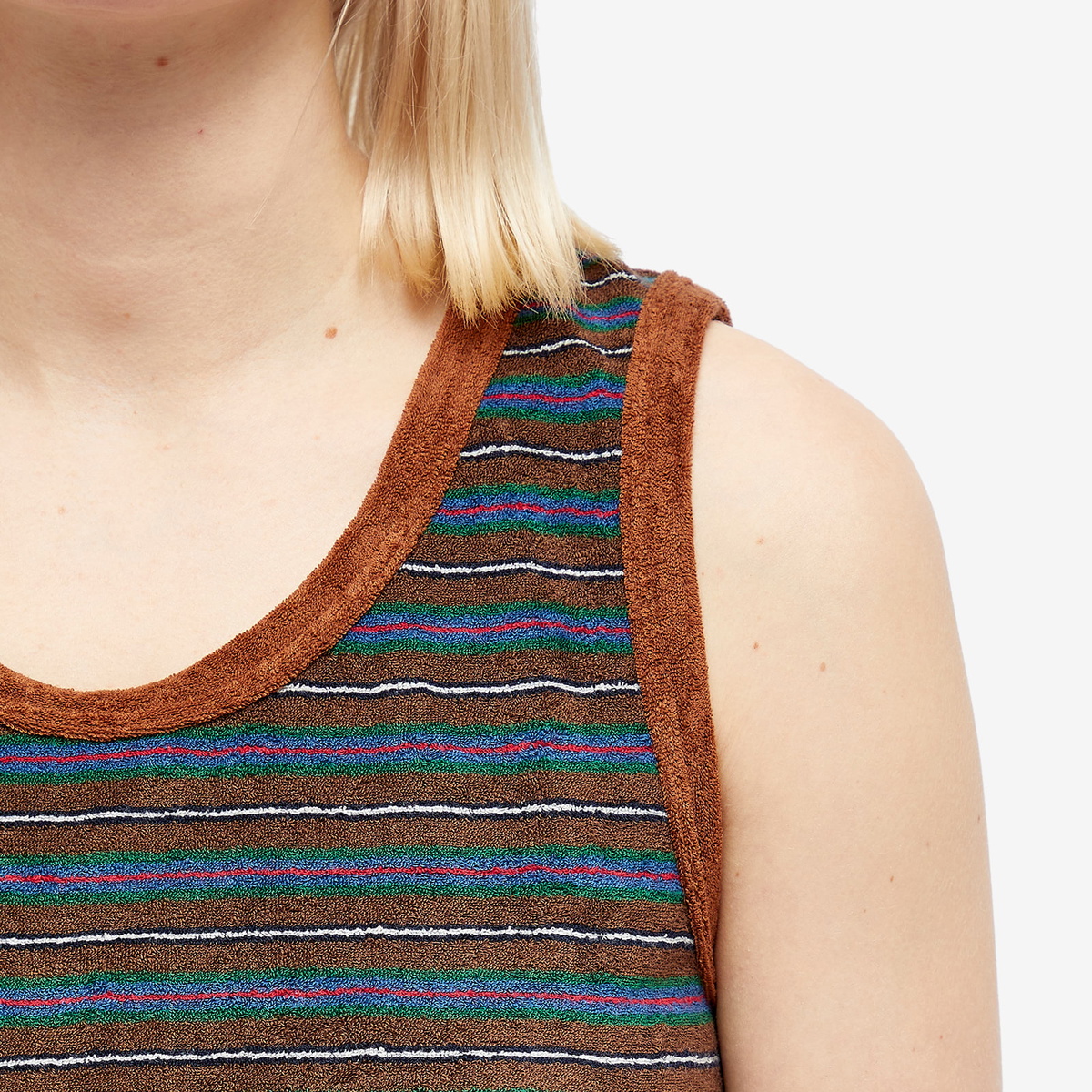 Howlin by Morrison Women's Howlin' Lost At Sea Stripe Tank Top in Brown Mind