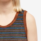 Howlin by Morrison Women's Howlin' Lost At Sea Stripe Tank Top in Brown Mind