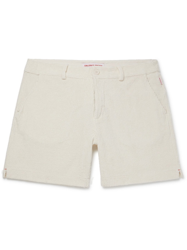 Photo: ORLEBAR BROWN - Beacher Cotton-Terry Shorts - Neutrals - XL