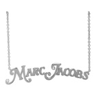 Marc Jacobs Silver New York Magazine Edition The Nameplate Pendant MJ Necklace