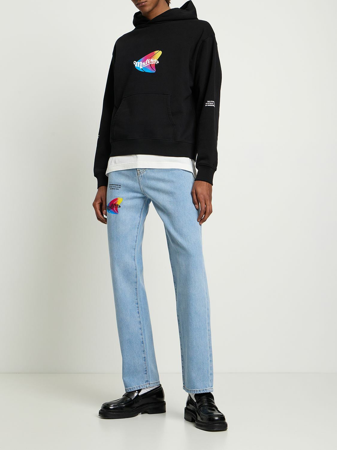 MSFTSREP - Trippy Straight Cotton Denim Jeans