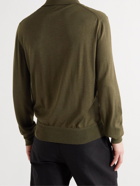 TOM FORD - Cashmere and Silk-Blend Polo Shirt - Green