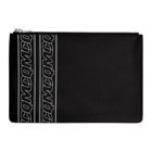 McQ Alexander McQueen Black Logo Tablet Pouch