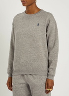 Polo Ralph Lauren Logo-embroidered Cotton-blend Sweatshirt Grey