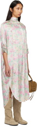 Acne Studios Multicolor Blouse Midi Dress