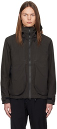 GR10K SSENSE Exclusive Gray Skeleton Shell Jacket