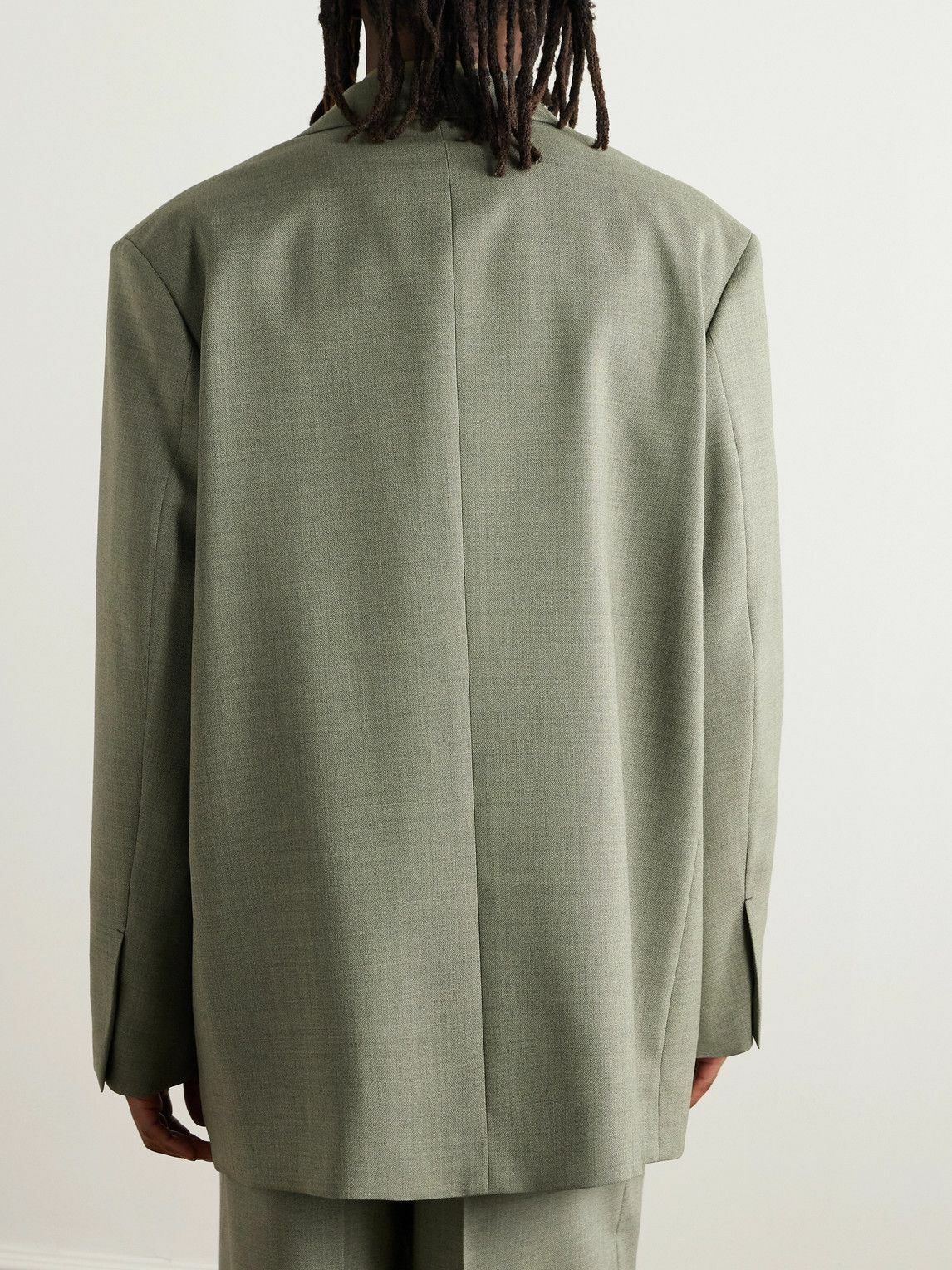 Jil Sander - Mohair and Wool-Blend Blazer - Green Jil Sander