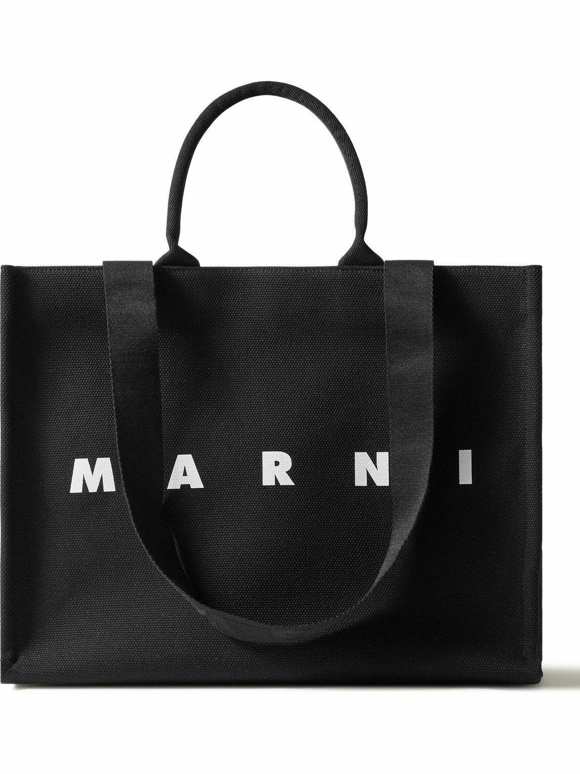 Marni - Logo-Print Canvas Tote Bag Marni