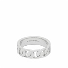 NUMBERING Men's Double Faced Chain Ring in Silver