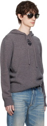 McQueen Gray Skull Hoodie